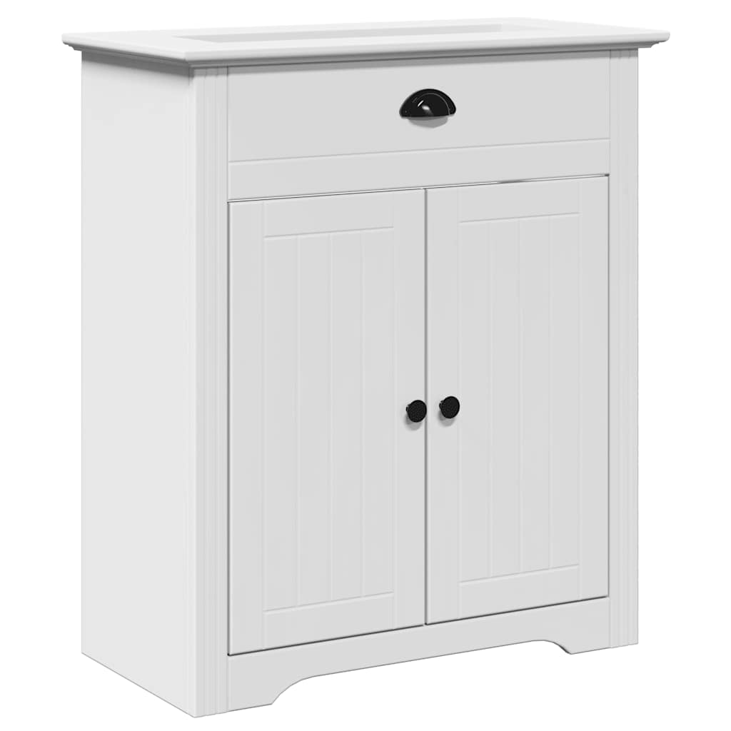 Ντουλάπι νιπτήρα μπάνιου "BODO" Λευκό 70x35x80 cm