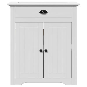 Ντουλάπι νιπτήρα μπάνιου "BODO" Λευκό 70x35x80 cm