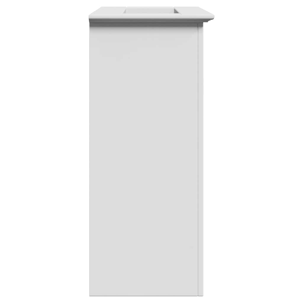 Ντουλάπι νιπτήρα μπάνιου "BODO" Λευκό 70x35x80 cm