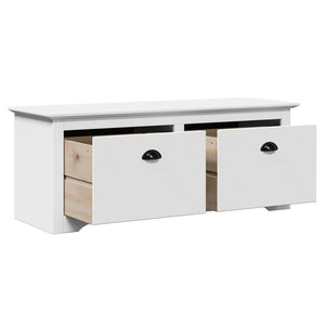 Πάγκος διαδρόμου  "BODO" Λευκό 114x40x45 cm - Pakobazaar