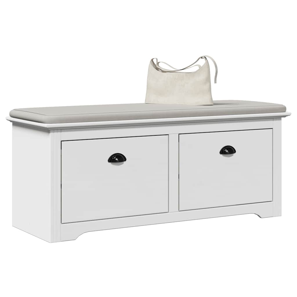 Πάγκος διαδρόμου  "BODO" Λευκό 114x40x45 cm - Pakobazaar