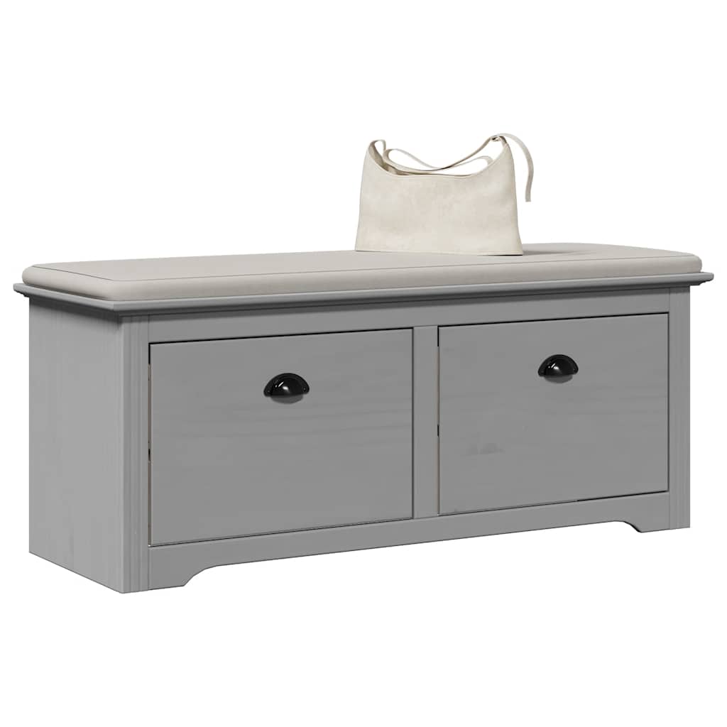 Πάγκος διαδρόμου BODO Γκρι 114x40x45 cm