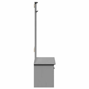 Ντουλάπι διαδρόμου με γάντζους BODO Γκρι 50x40x157 cm - Pakobazaar