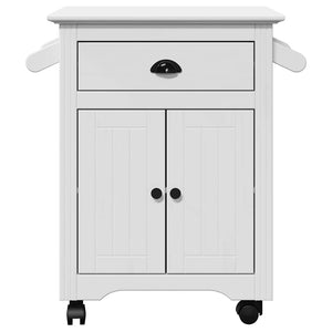 Καροτσάκι κουζίνας "BODO" Λευκό 72x45x80 cm