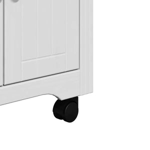 Καροτσάκι κουζίνας "BODO" Λευκό 72x45x80 cm