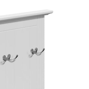 Καροτσάκι κουζίνας BODO Λευκό και καφέ 72x45x80 cm - Pakobazaar