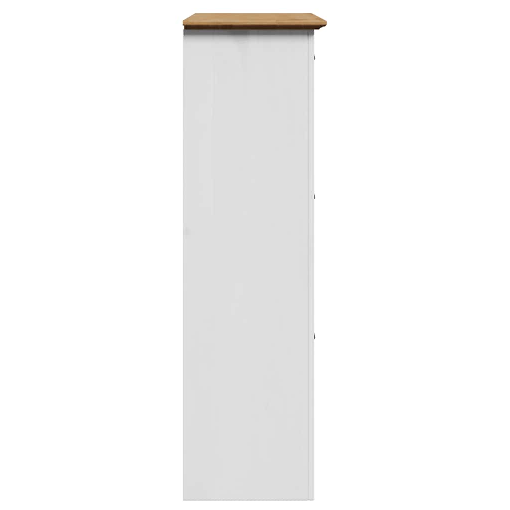 Ράφι παπουτσιών  BODO Λευκό και καφέ 80x35x118 cm - Pakobazaar
