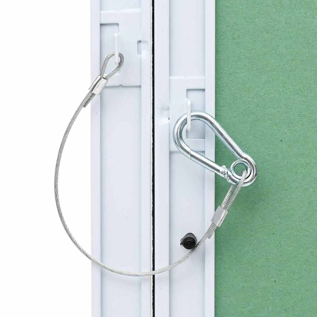 Πάνελ Πρόσβασης Πράσινο και Ασημί 20 x 20 cm