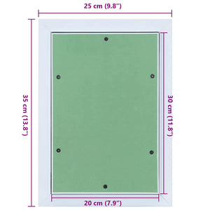 Πάνελ Πρόσβασης Πράσινο και Ασημί 25 x 35 εκ - Pakobazaar