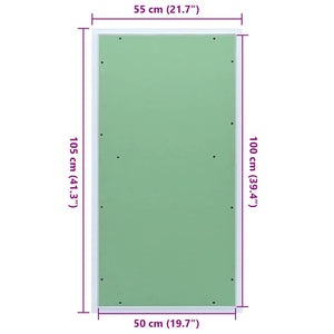 Πάνελ Πρόσβασης Πράσινο και Ασημί 55 x 105 εκ - Pakobazaar