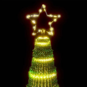 Χριστουγεννιάτικο δέντρο LED 475 LED Ζεστό Λευκό 247 εκ. - Pakobazaar