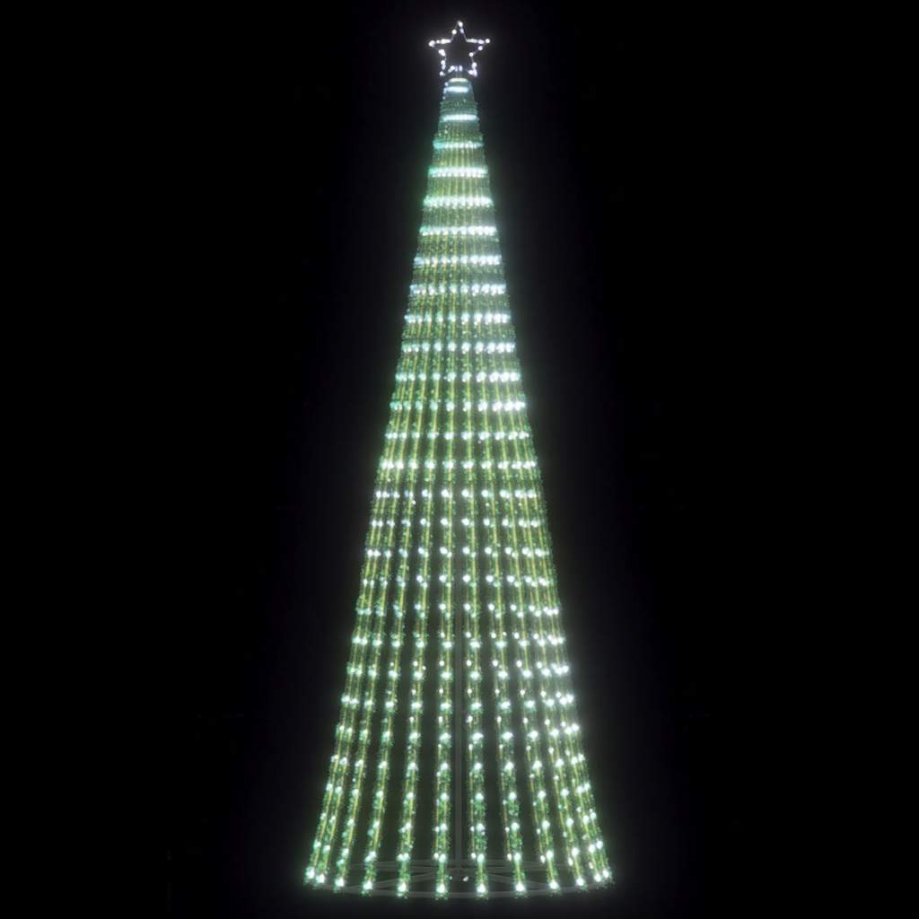 Χριστουγεννιάτικο δέντρο LED 475 LED Ψυχρό Λευκό 247 εκ. - Pakobazaar