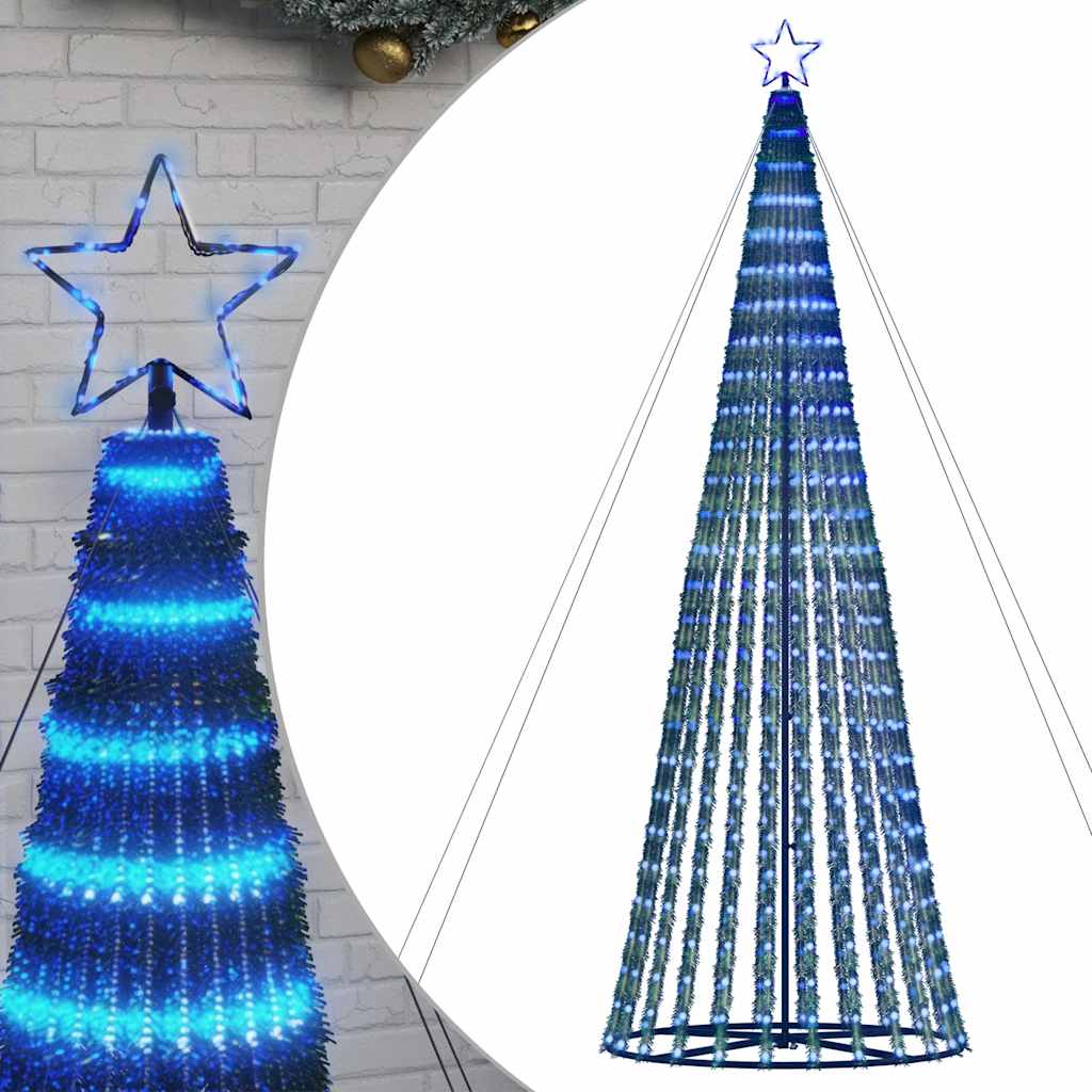 Χριστουγεννιάτικο δέντρο LED 1028 LED μπλε 403 cm