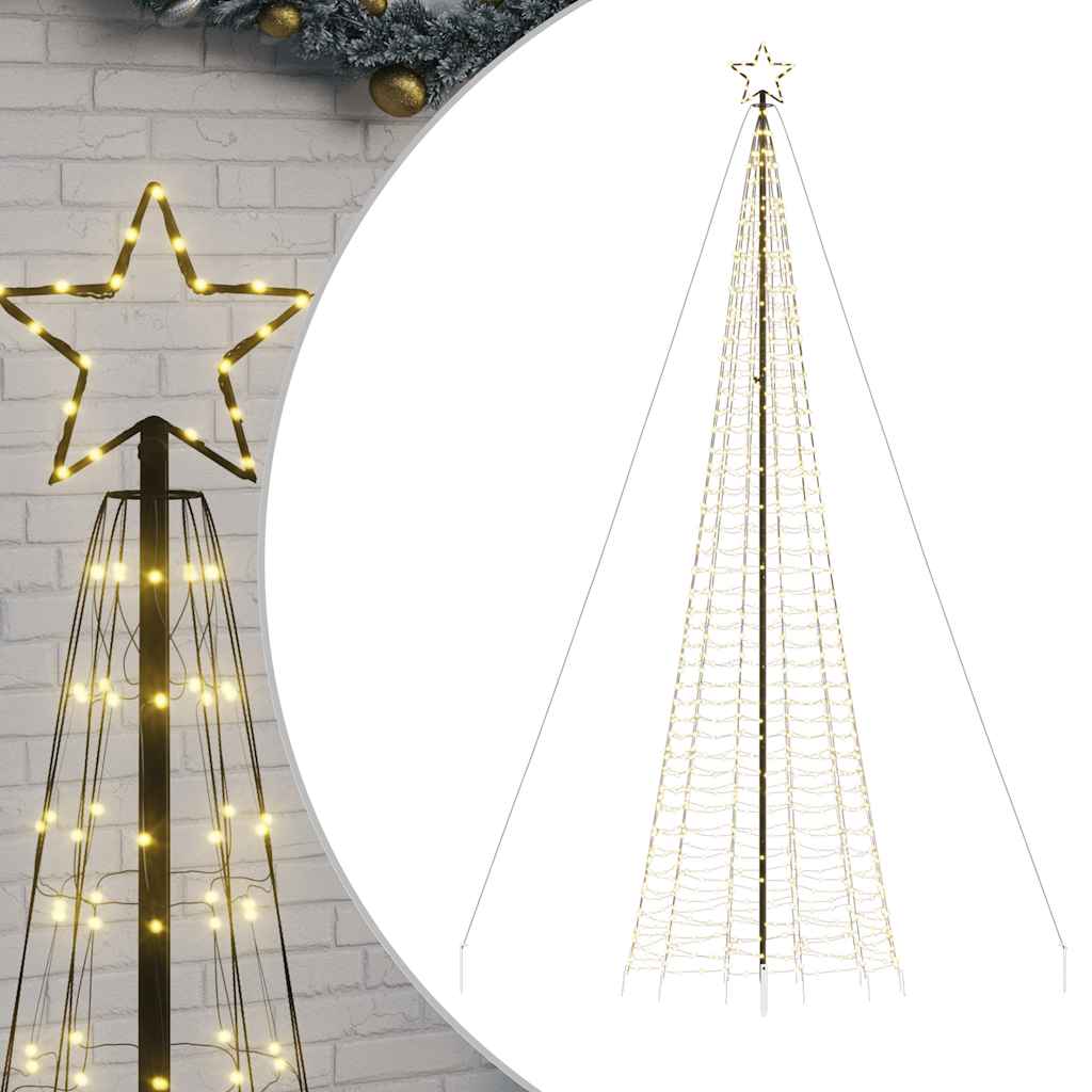 Χριστουγεννιάτικο δέντρο LED με αιχμές 1534 LED Ζεστό Λευκό - Pakobazaar