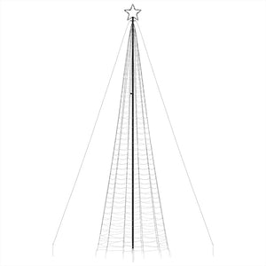 Χριστουγεννιάτικο δέντρο LED με καρφιά 1534 LED πολύχρωμα 500cm
