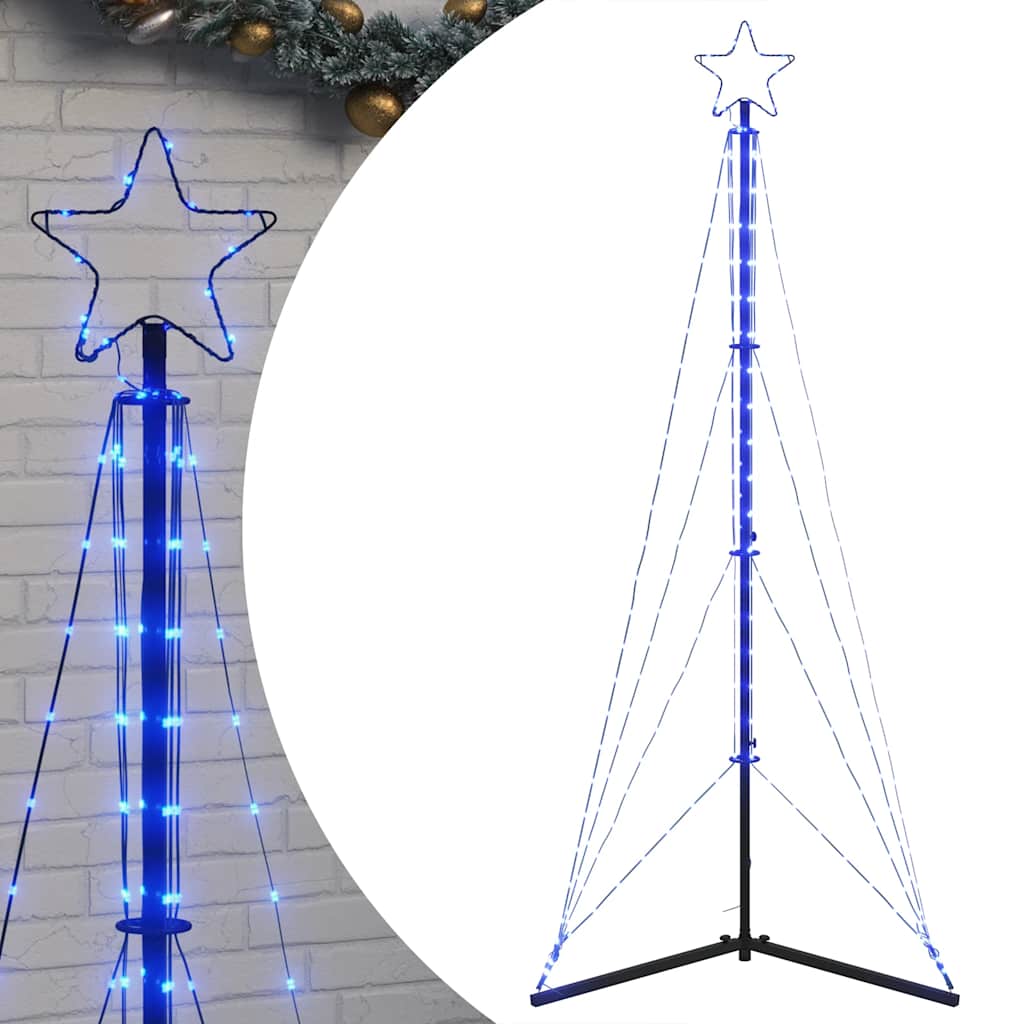 Χριστουγεννιάτικο δέντρο LED 363 LED μπλε 182 εκ. - Pakobazaar