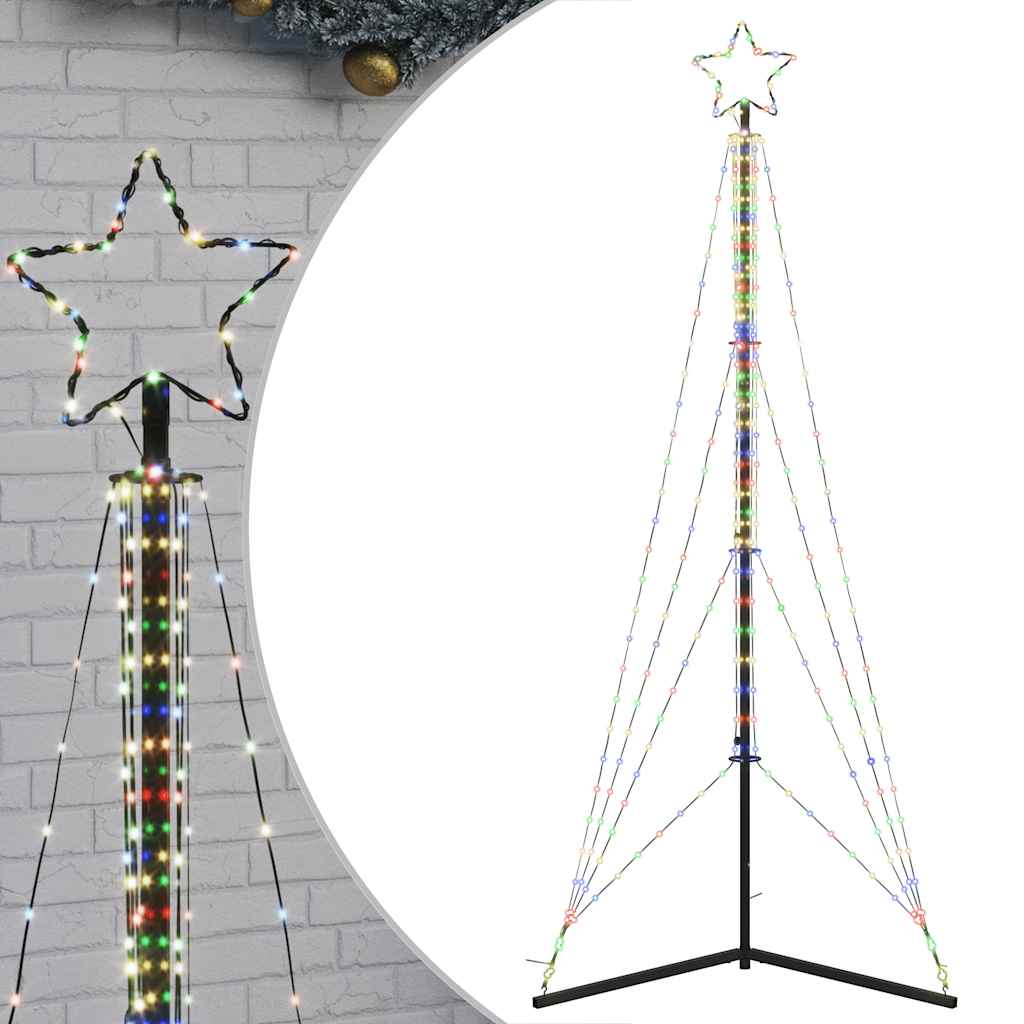 Χριστουγεννιάτικο δέντρο LED 483 LED πολύχρωμο 240 cm