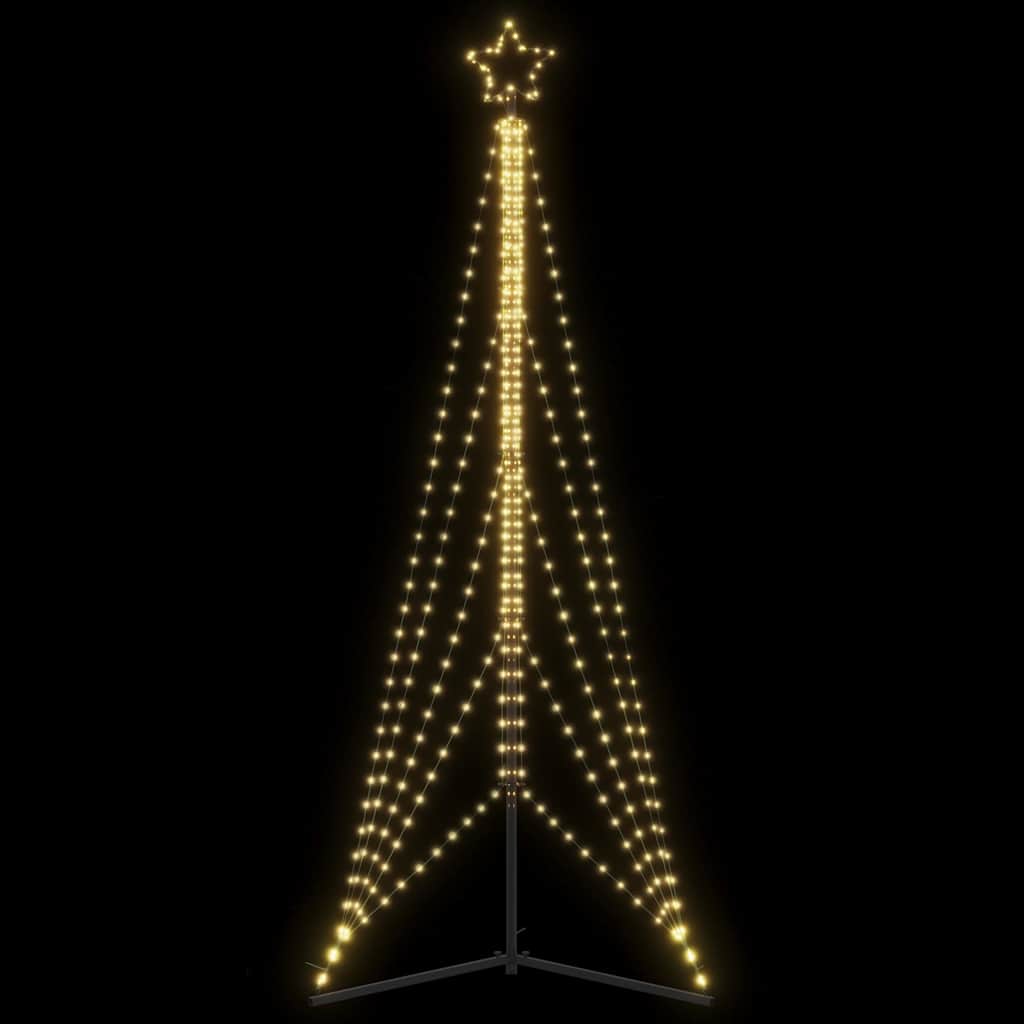 Χριστουγεννιάτικο δέντρο LED 525 LED Ζεστό Λευκό 302 εκ. - Pakobazaar