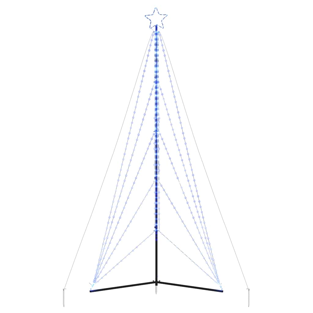 Χριστουγεννιάτικο δέντρο LED 615 LED μπλε 404,5 εκ. - Pakobazaar