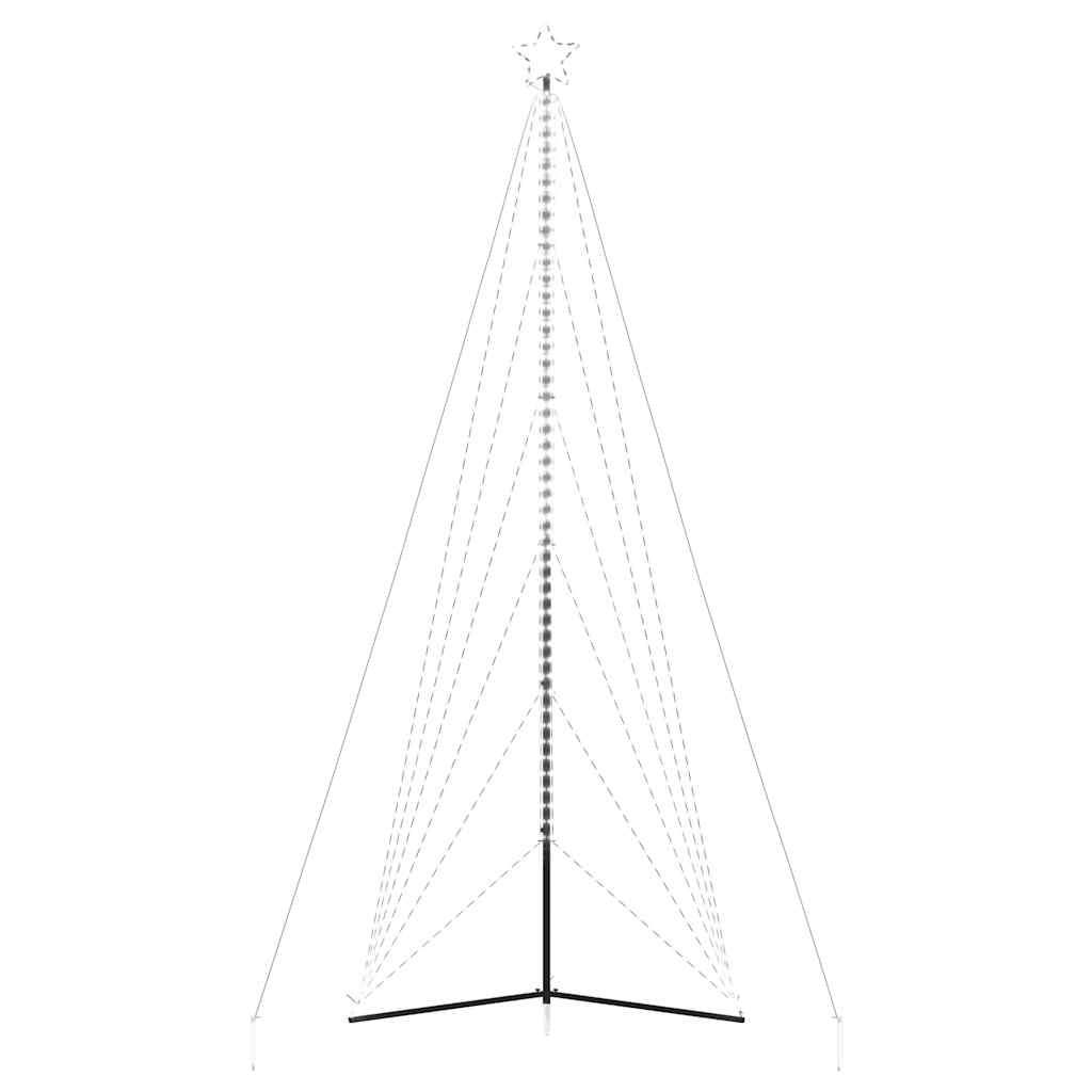 Χριστουγεννιάτικο δέντρο LED 861 LED Ψυχρό Λευκό 478 εκ. - Pakobazaar