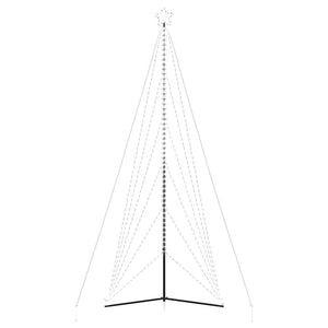 Χριστουγεννιάτικο δέντρο LED 861 LED Ψυχρό Λευκό 478 εκ. - Pakobazaar