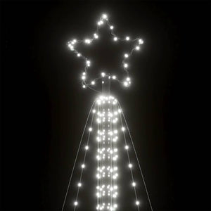 Χριστουγεννιάτικο δέντρο LED 861 LED Ψυχρό Λευκό 478 εκ. - Pakobazaar