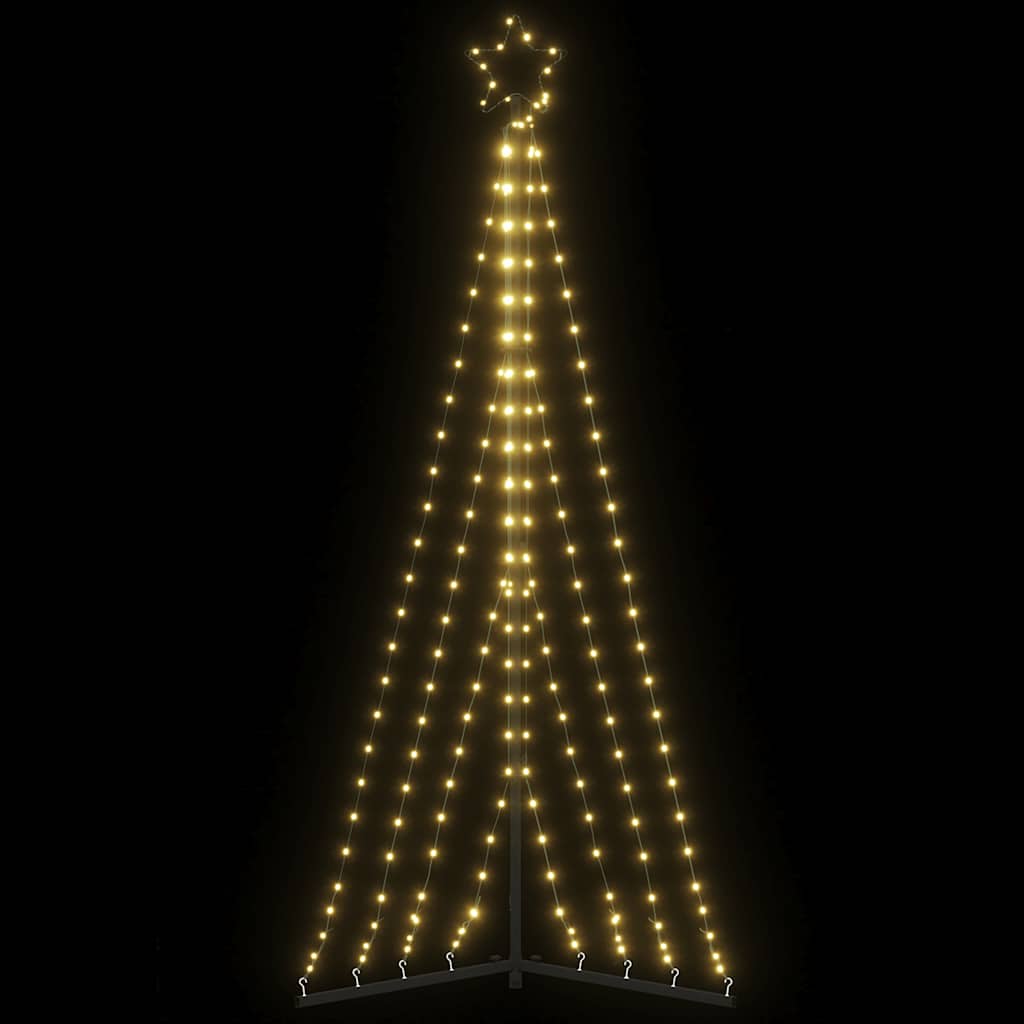 Χριστουγεννιάτικο δέντρο LED 339 LED Ζεστό Λευκό 187 εκ. - Pakobazaar