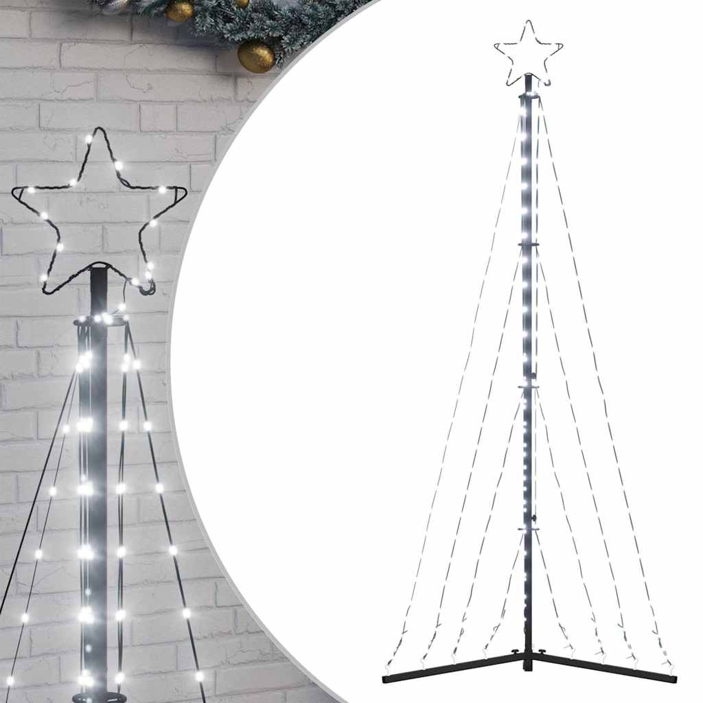 Χριστουγεννιάτικο δέντρο LED 339 LED Ψυχρό Λευκό 187 εκ. - Pakobazaar