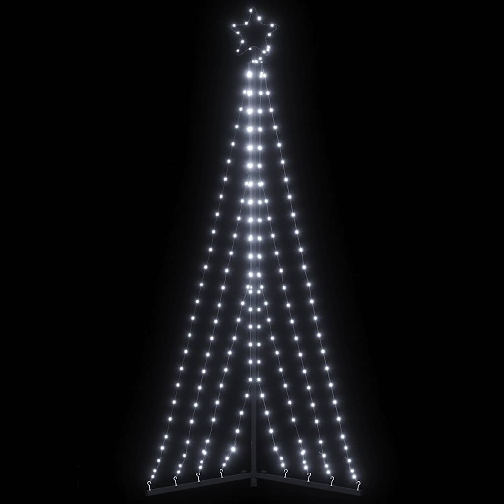 Χριστουγεννιάτικο δέντρο LED 339 LED Ψυχρό Λευκό 187 εκ. - Pakobazaar
