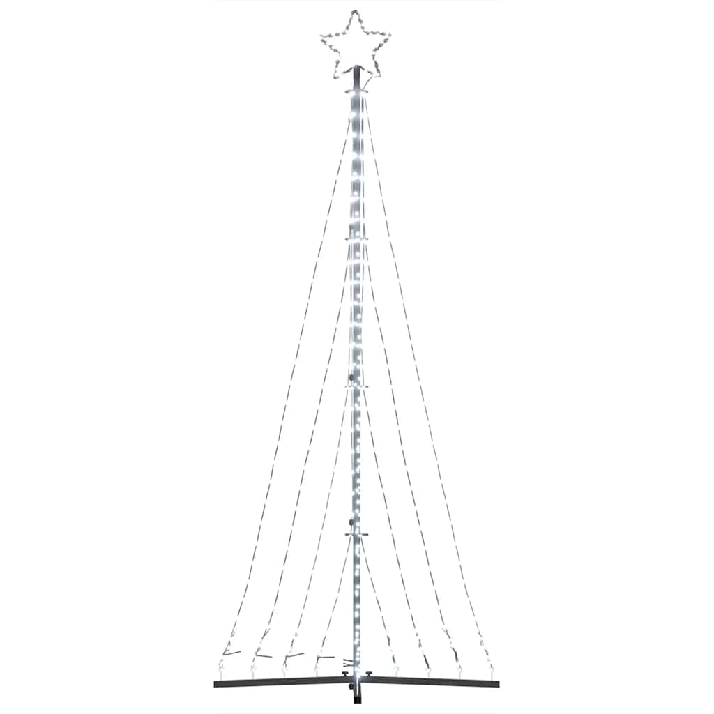 Χριστουγεννιάτικο δέντρο LED 447 LED Ψυχρό Λευκό 250 εκ. - Pakobazaar