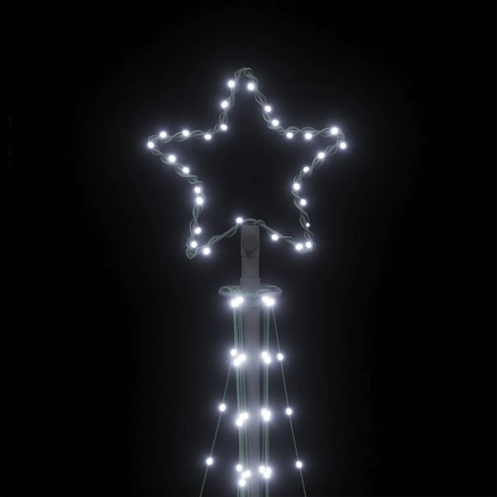 Χριστουγεννιάτικο δέντρο LED 447 LED Ψυχρό Λευκό 250 εκ. - Pakobazaar