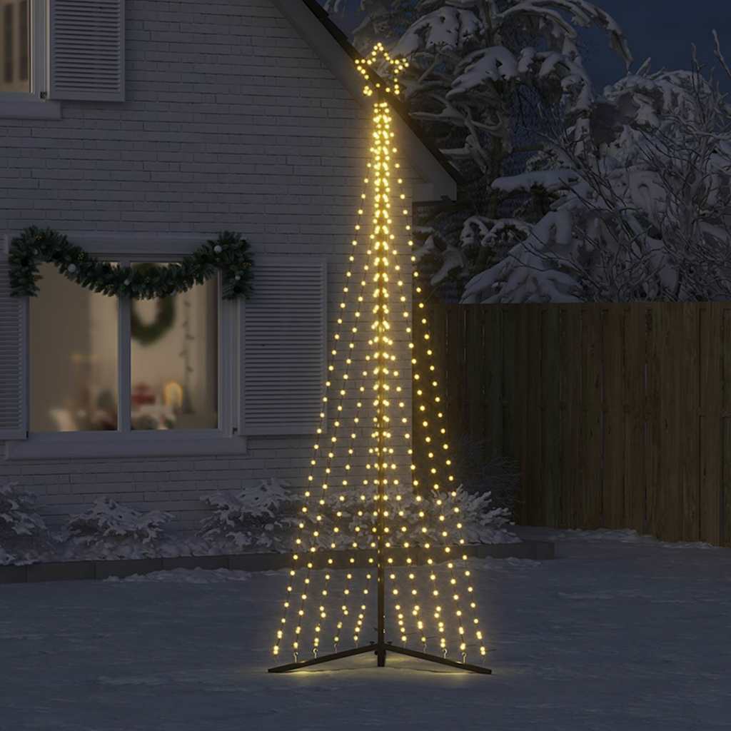 Χριστουγεννιάτικο δέντρο LED 495 LED Ζεστό Λευκό 300,5 εκ. - Pakobazaar