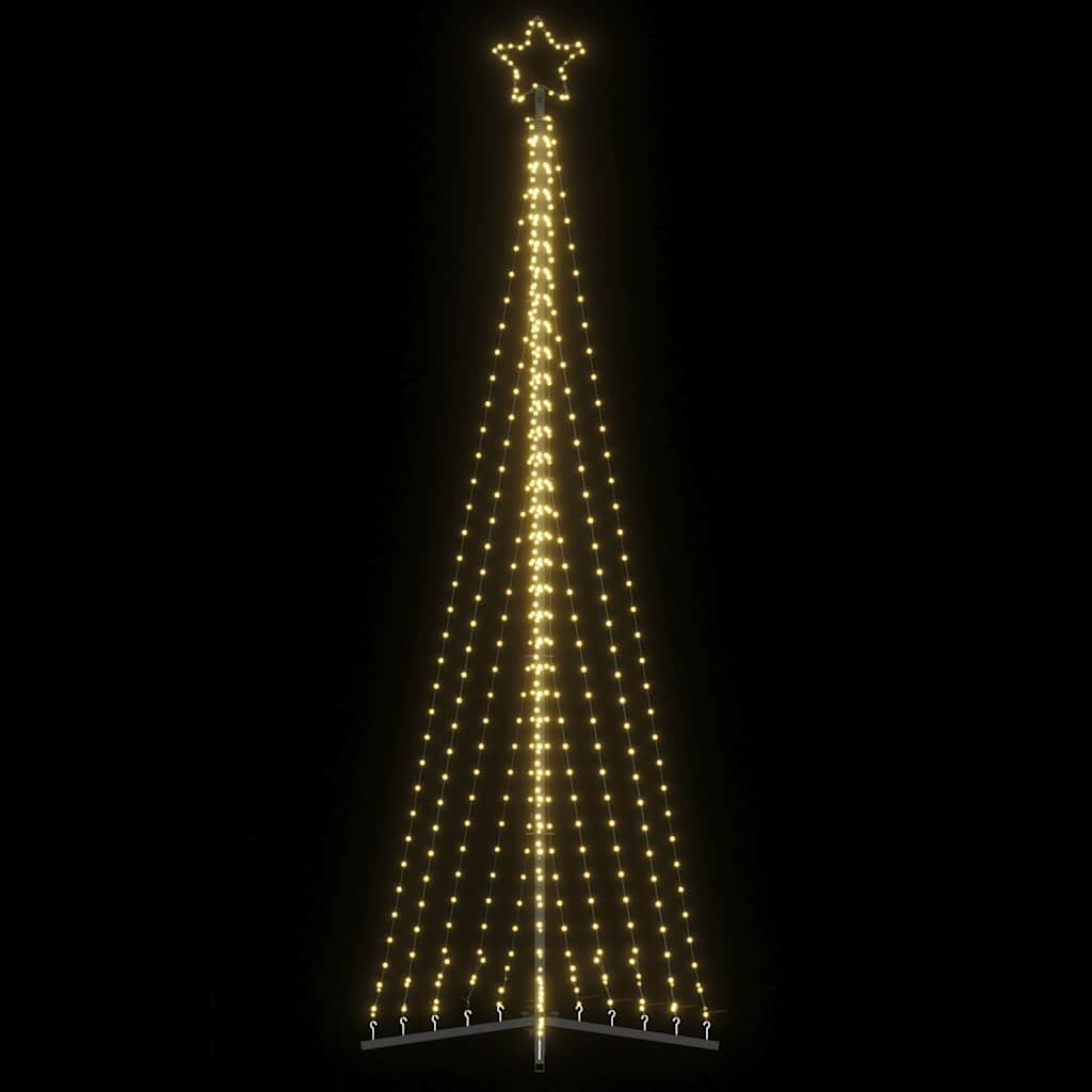 Χριστουγεννιάτικο δέντρο LED 495 LED Ζεστό Λευκό 300,5 εκ. - Pakobazaar