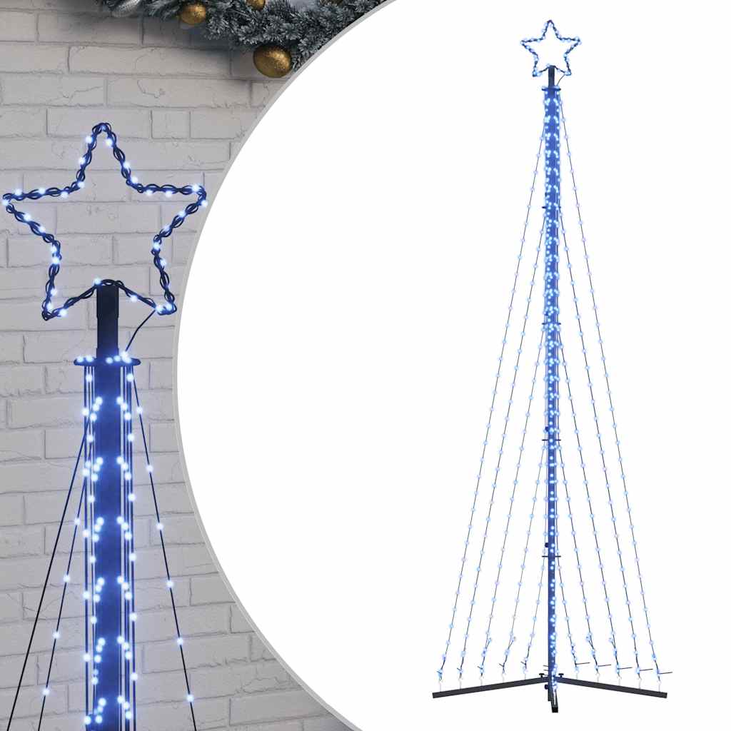 Χριστουγεννιάτικο δέντρο LED 495 LED μπλε 300,5 εκ. - Pakobazaar