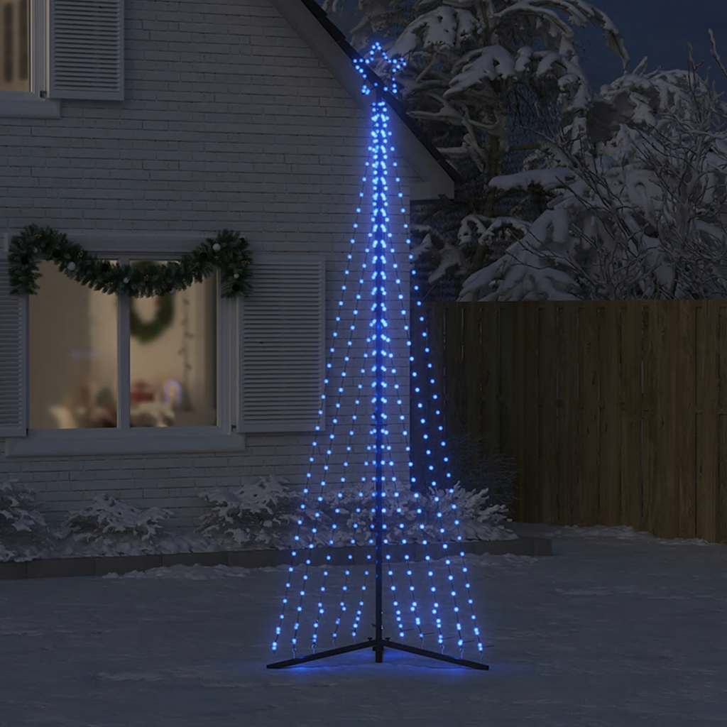 Χριστουγεννιάτικο δέντρο LED 495 LED μπλε 300,5 εκ. - Pakobazaar