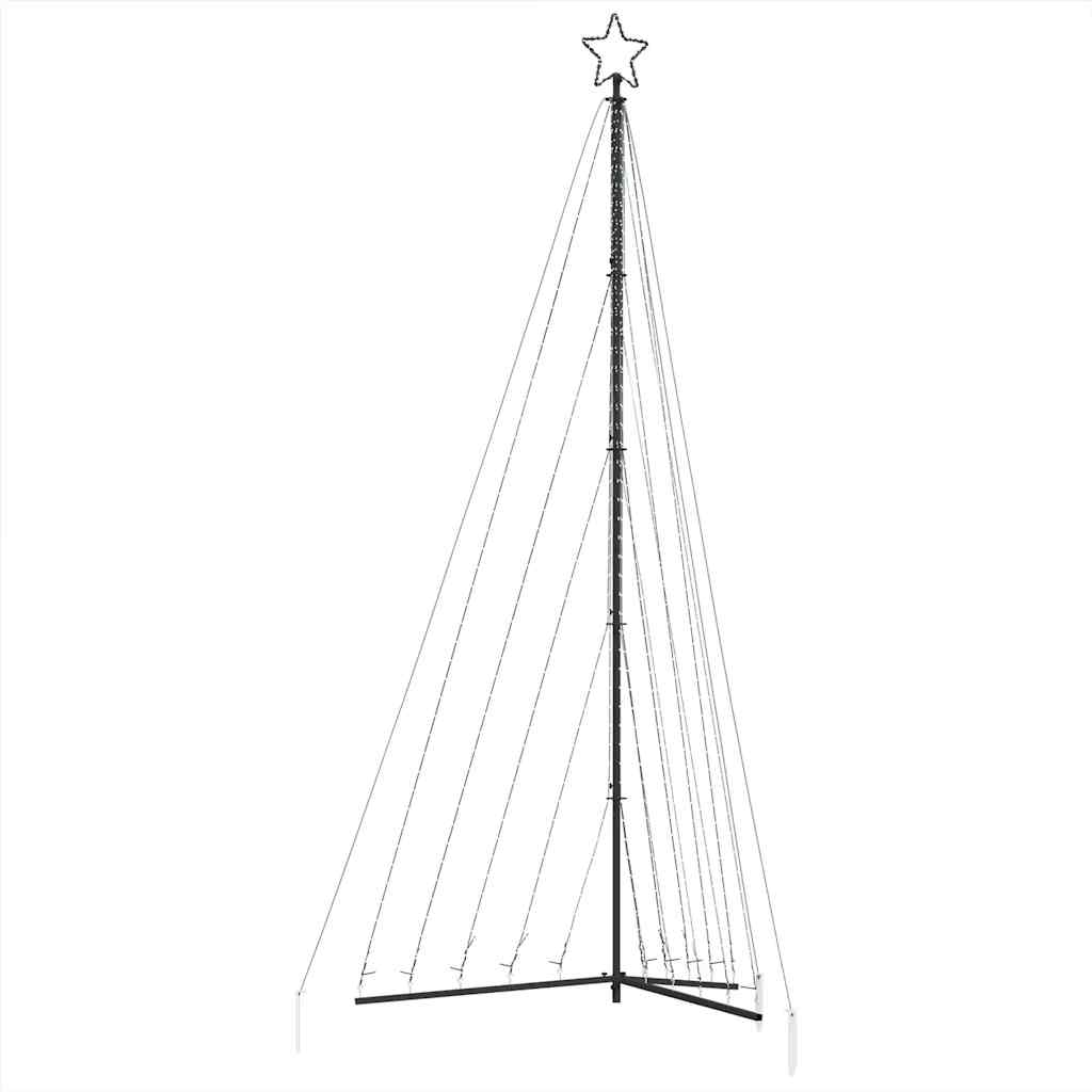 Χριστουγεννιάτικο δέντρο LED 570 LED Ψυχρό Λευκό 399 εκ. - Pakobazaar