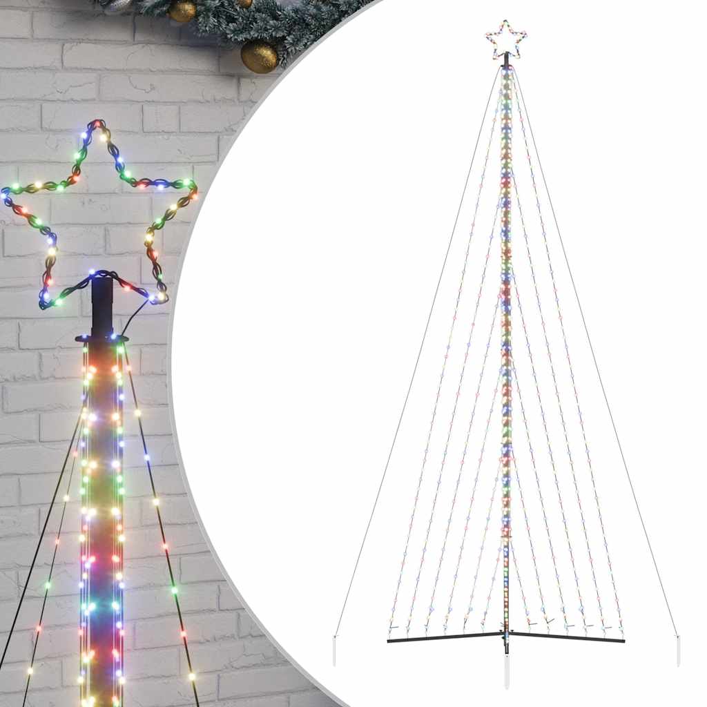 Χριστουγεννιάτικο δέντρο LED 789 LED πολύχρωμα 476 εκ. - Pakobazaar