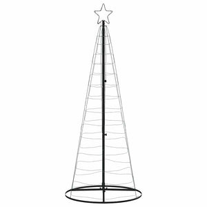 Χριστουγεννιάτικο δέντρο LED 200 LED Ψυχρό Λευκό 180 εκ. - Pakobazaar