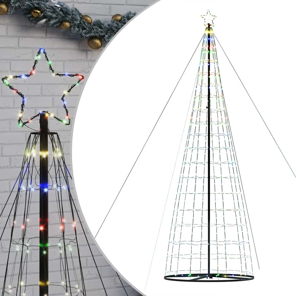 Χριστουγεννιάτικο δέντρο LED 1534 LED πολύχρωμο 500 εκ. - Pakobazaar