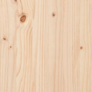Σκελετός Κρεβατιού Χωρίς Στρώμα 140x190 εκ Μασίφ Ξύλο Πεύκου