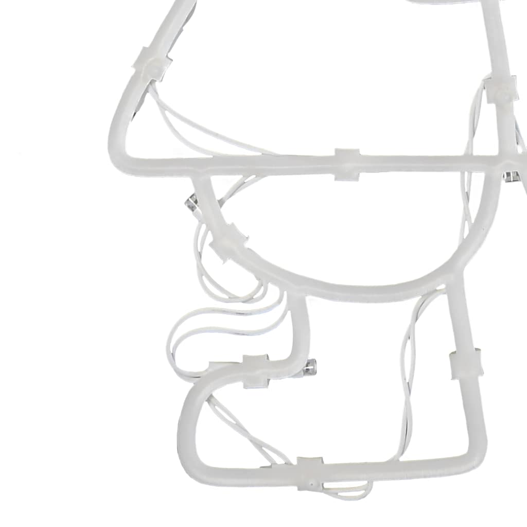 Χριστουγεννιάτικα φώτα Santa Silhouette 2 τεμάχια 35 LED - Pakobazaar