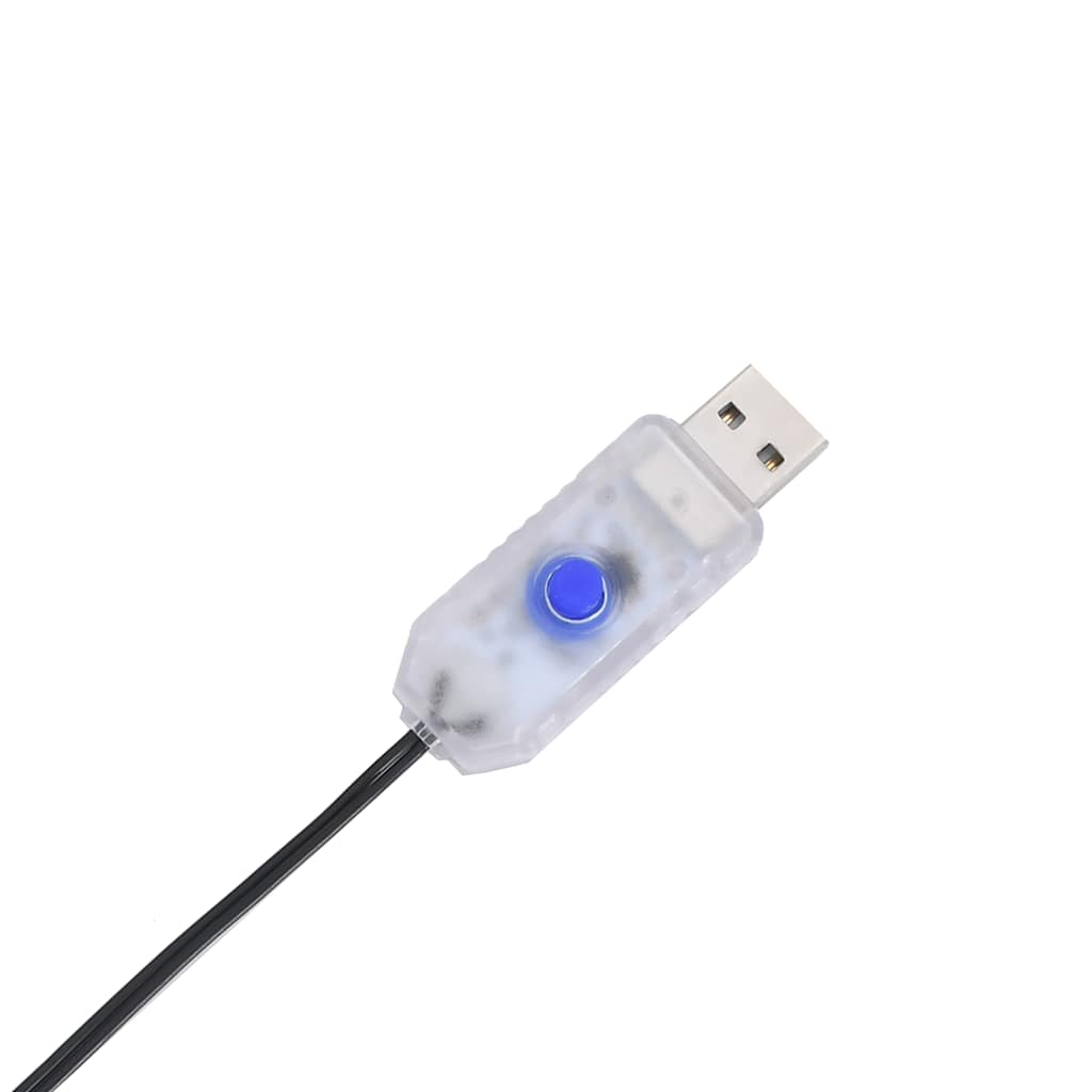 Χριστουγεννιάτικα φώτα αστέρι σιλουέτα 115 LED ζεστό λευκό - Pakobazaar