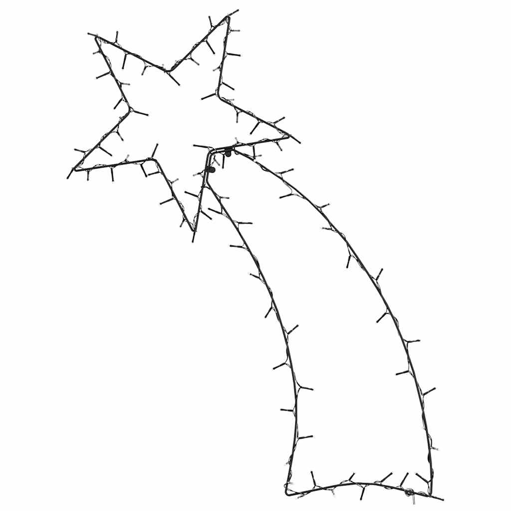 Χριστουγεννιάτικα Φωτάκια Shooting Star Silhouette 115 LED - Pakobazaar