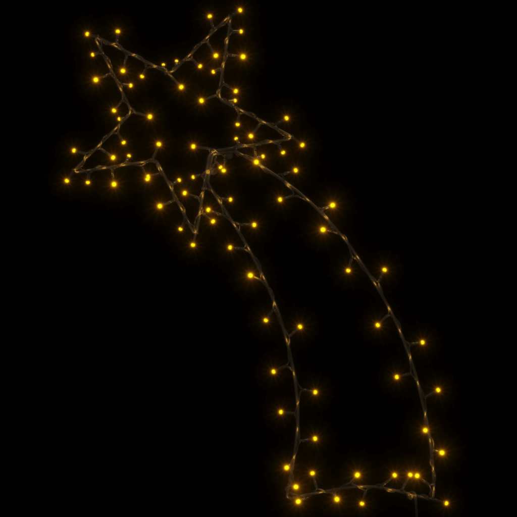 Χριστουγεννιάτικα Φωτάκια Shooting Star Silhouette 115 LED - Pakobazaar