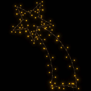 Χριστουγεννιάτικα Φωτάκια Shooting Star Silhouette 115 LED - Pakobazaar