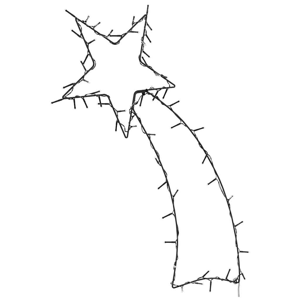 Χριστουγεννιάτικα Φωτάκια Shooting Star Silhouette 80 LED - Pakobazaar