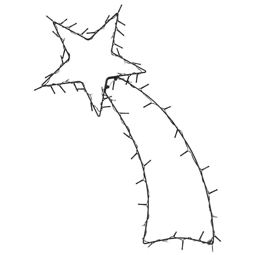 Χριστουγεννιάτικα Φωτάκια Shooting Star Silhouette 80 LED - Pakobazaar