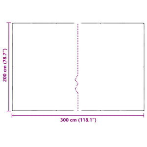 Κάλυμμα φυτών με οπές 2x3 m PVC