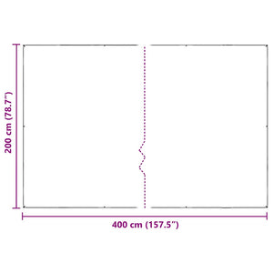 Κάλυμμα φυτών με οπές 2x4 m PVC