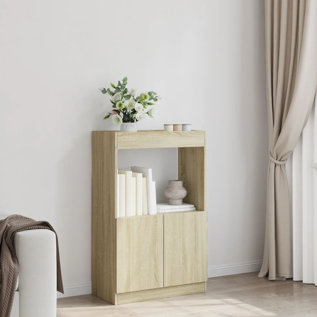 Ντουλάπι Sonoma Δρυς 63x33x100 εκ. από Επεξεργασμένο Ξύλο